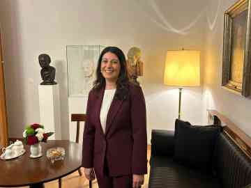 Daniela Cavallo, Chairperson of the General and Group Works Council of Volkswagen in Bellevue, Berlin, November 15, 2025 | Photo: Rosanna Pugliese / ANSA