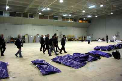 File photo: Bodies retrieved from the sea placed inside a hangar in Lampedusa after the October 3, 2013 shipwreck | Photo: ARCHIVE/ANSA/FRANCO LANNINO