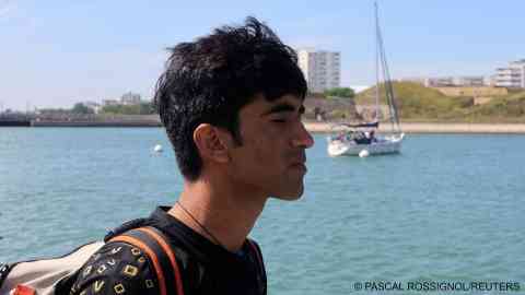 Idris thought he was going to die as the small boat sank in the Channel on August 12, 2023 | Photo: Reuters/Pascal Rossignol 