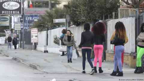 From file: Nigerian prostitutes wait for clients in Castel Volturno, near Naples, Italy in February 2018. | Photo: Alessandra Tarantino / Picture Alliance / AP 