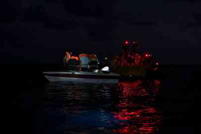 One of several rescues carried out in the Mediterranean this week by the crew of Ocean Viking | Source: X page @SOSMedIntl