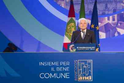 Italian president, Sergio Mattarella, during his opening remarks at the 42nd ANCI assembly in Bologna on November 12, 2025 | Photo: Michele Lapini / ANSA