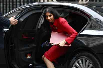 From file: British Home Secretary Suella Braverman arrives at Number 10 Downing Street in London, Britain May 22, 2023 | Photo: Henry Nicholls / Reuters