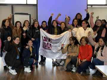 The Filipino Domestic Workers Association members helps women who are in the National Referral Mechanism as victims of modern slavery in the UK | Photo: Arno Pedram