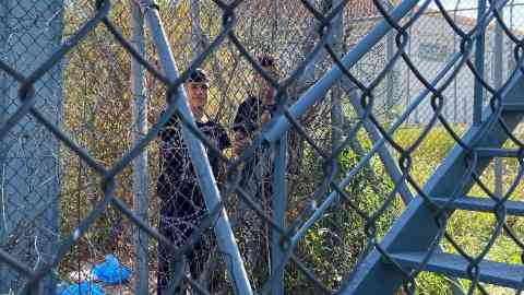 Young migrants wait in a Greek camp near the border with Turkey | Photo: InfoMigrants