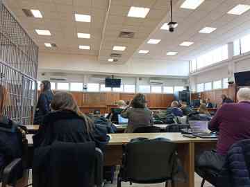 A  moment during the Cutro trial hearing in Crotone, February 10, 2026 | Photo: Giuseppe Pipita / ANSA