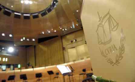File photo: The logo of the European Court of Justice | Photo: Nicolas Bouvy / EPA