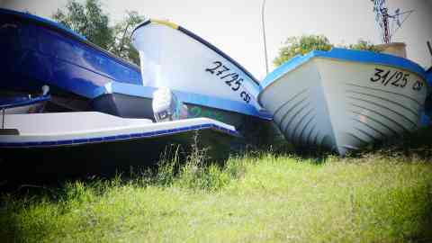 Boats used by migrants to cross the Mediterranean to the Balearic Islands | Photo: Romain Philips / InfoMigrants