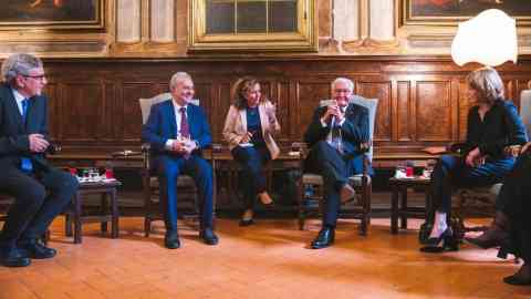 Germany's President Frank Walter Steinmeier during his visit to the Community of Sant'Egidio | Photo: SANT'EGIDIO
