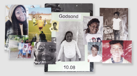 Photo collage with pictures of the four siblings | Photo: Armin Smailovic/Spiegel