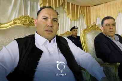 Libyan general Njeem Osama Almasri Habish (left) in an undated photo published by the platformawaselmedia.com | Photo: ANSA / COURTESY FAWASELMEDIA.COM
