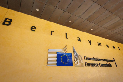 Picture shows the entrance of the European Commission Berlaymont building in Brussels, Belgium | Photo: ARCHIVE/EPA/OLIVIER MATTHYS