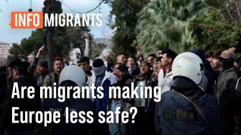 File photo: InfoMigrants looks into how the perception that migrant crimes are on the rise is fanning fear, even though the statistics tell a more nuanced story | Source: InfoMigrants video