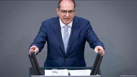 Interior Minister Alexander Dobrindt told the Bundestag that Germany's citizens expected a change of immigration policy | Photo: IMAGO/Political-Moments