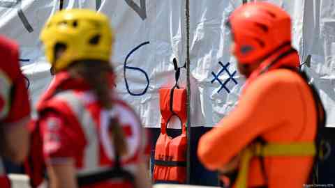 There were some 300 people on a boat that later capsized, the IOM said | Photo:Luca Zennaro/EPA