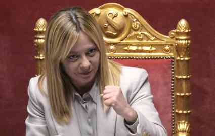 Italian Prime Minister Giorgia Meloni reporting to the Senate on the upcoming European Council meeting in Rome, Italy. December 17, 2025 | Photo: Riccardo Antimiani / ANSA