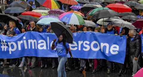 File photo: A demonstration of migrants in Naples on May 4, 2019 | Photo: Ciro Fusco / ANSA