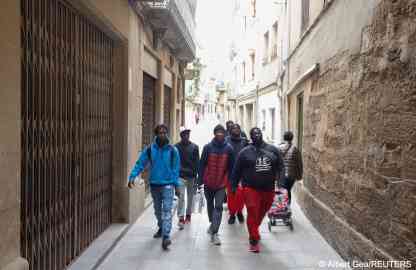 Momar Pouye Ngom,and other migrants from West Africa can't see a future for themselves in their home countries, or employment | Photo: Albert Gea / Reuters