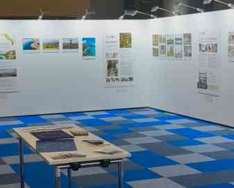 The exhibition at the European Parliament on the Village of Solidarity in Rosarno | Photo: ANSA/MEP GIUSEPPINA PRINCI