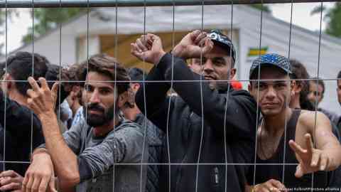 A large number of migrants arrived at Lithuania's border during the summer of 2021 | Photo: Mindaugas Kulbis/AP/Picture-alliance