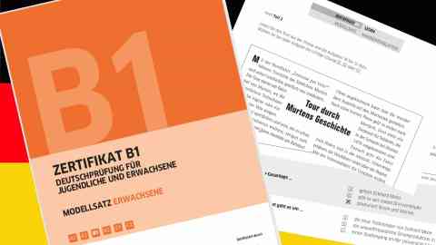The minimum level of German that most immigrants have to pass in order to secure their longterm residency is known as "B1" | Source: Goethe Institut