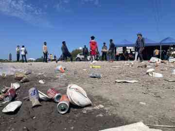 File photo: A picture from the Loon Plage camp in July 2025 | Photo: InfoMigrants 