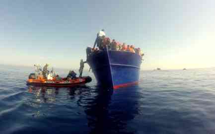 Members of the crew of Iuventa, a search and rescue ship run by Jugend Rettet, face criminal accusations. The ship was seized five years ago | Source: Iuventa10