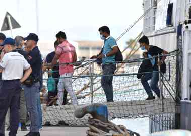 Migrants disembark from the vessel of the NGO "Humanity1" in Catania, Sicily, Italy, June 30, 2024 |  Photo: ANSA / ORIETTA SCARDINO