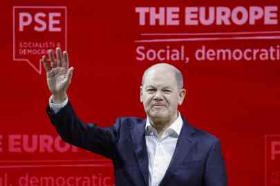 Picture shows the German Chancellor Olaf Scholz, during the PES Election Congress in Rome. | Photo: ARCHIVE/Fabio Frustaci