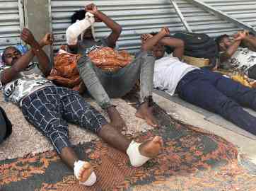 From file: Many migrants have reported suffering abuse and torture in Libya at the hands of authorities and trafficking gangs | Photo: EPA/STRINGER
