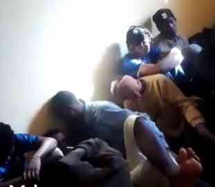 Migrants in a Libyan prison, October 2023. | Photo: All rights reserved