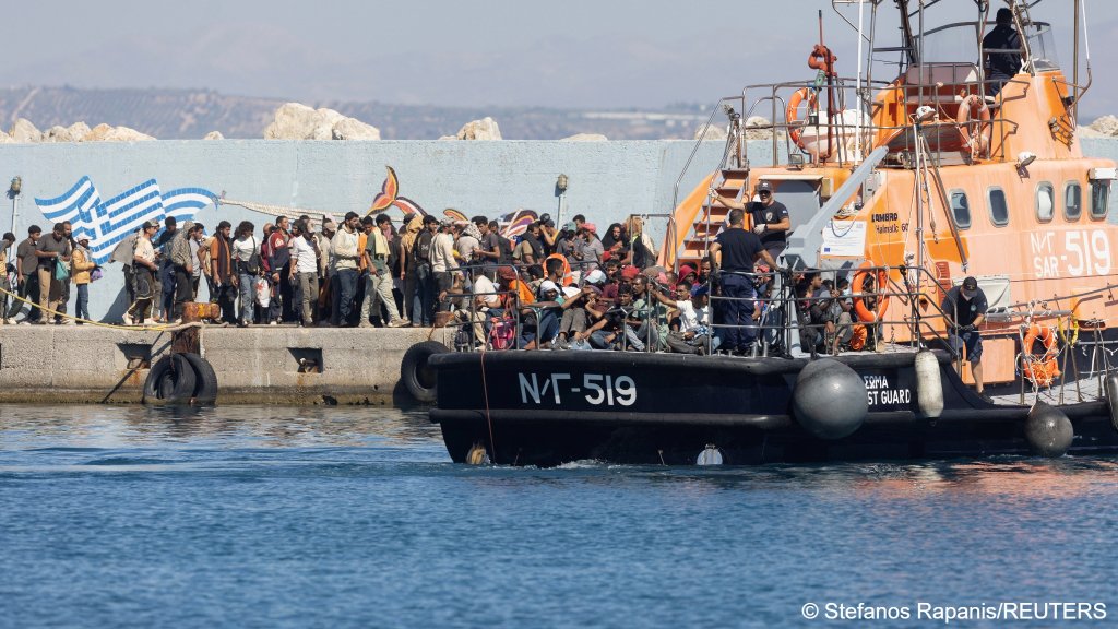 The Greek Coast Guard rescued hundreds of migrants off the islands of Gavdos and Crete in separate incidents, on July 6, 2025 | Photo: Stefanos Rapanis / Reuters
