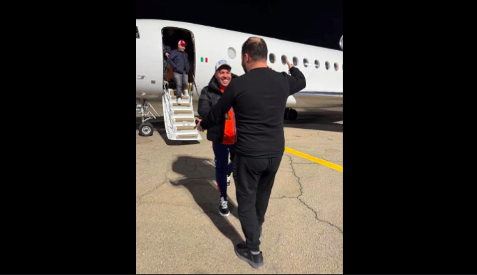 Osama Najim est arrivé à Tripoli mardi 21 janvier 2024. Crédit : compte X Nello Scavo