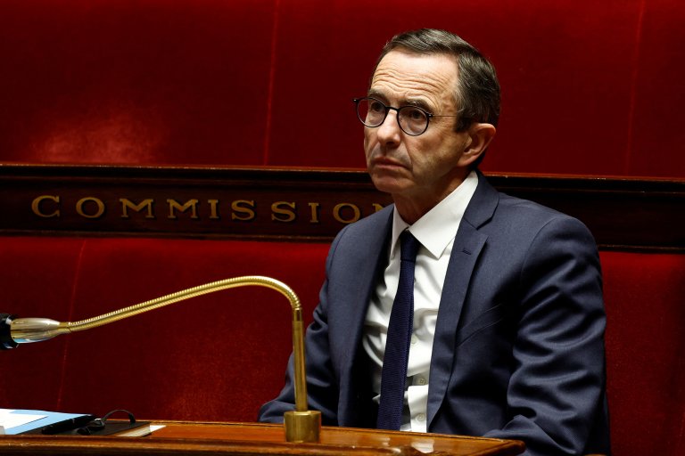 Le ministre français de l'Intérieur, Bruno Retailleau, à l'Assemblée nationale, le 5 février 2025. Crédit : Reuters
