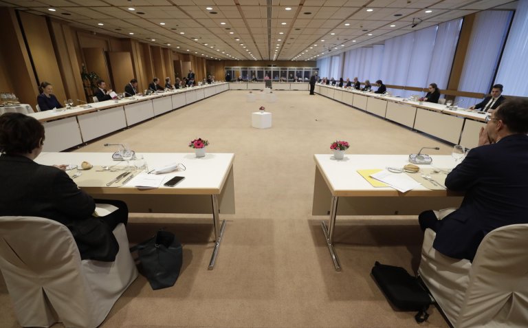 A meeting of the Coreper, the 'Committee of the Permanent Representatives of the Governments of the Member States to the European Union' | Photo: EPA/Olivier Hoslet/Pool