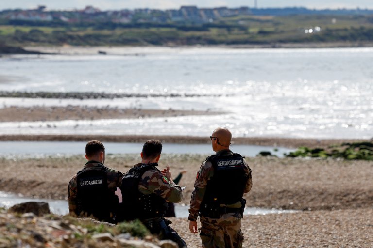 Les plages du nord de la France sont extrêmement surveillés par les forces françaises. Crédit : InfoMigrants