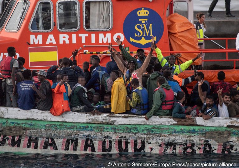 File photo: A cayuco arriving at the port of La Restinga, on August 31, 2024, in El Hierro, Canary Islands | Photo: Antonio Sempere/Europa Press/ABACAPRESS.COM